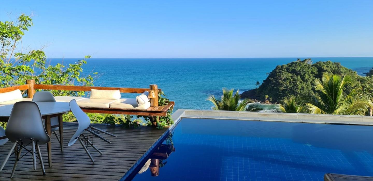 Bah163 - Espectacular villa con vista al mar en Itacaré