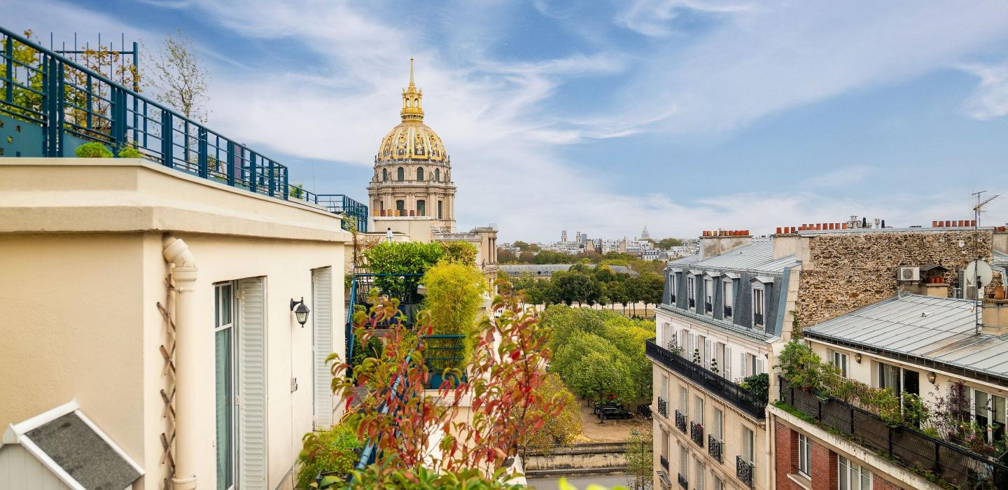 Par079 - Luxury one bedroom penthouse in Invalides
