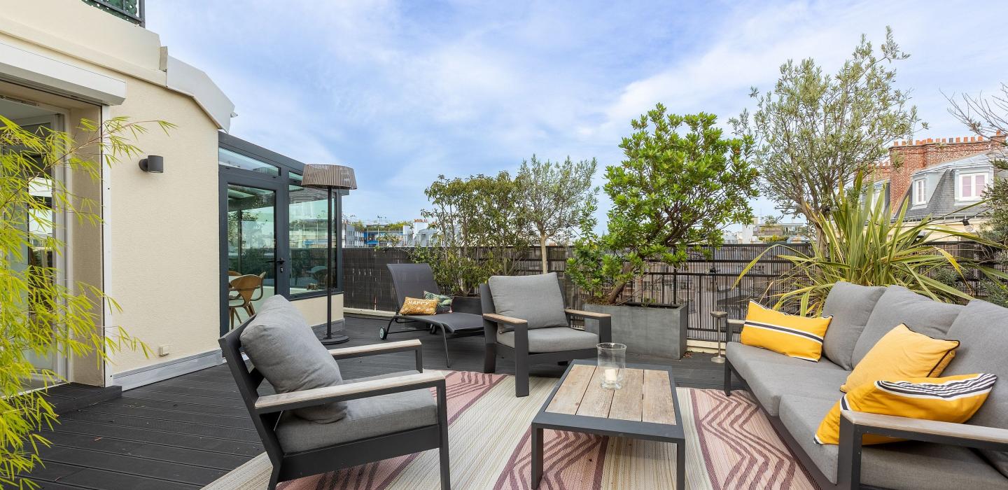 Par048 - Appartement avec terrasse et vues à Paris