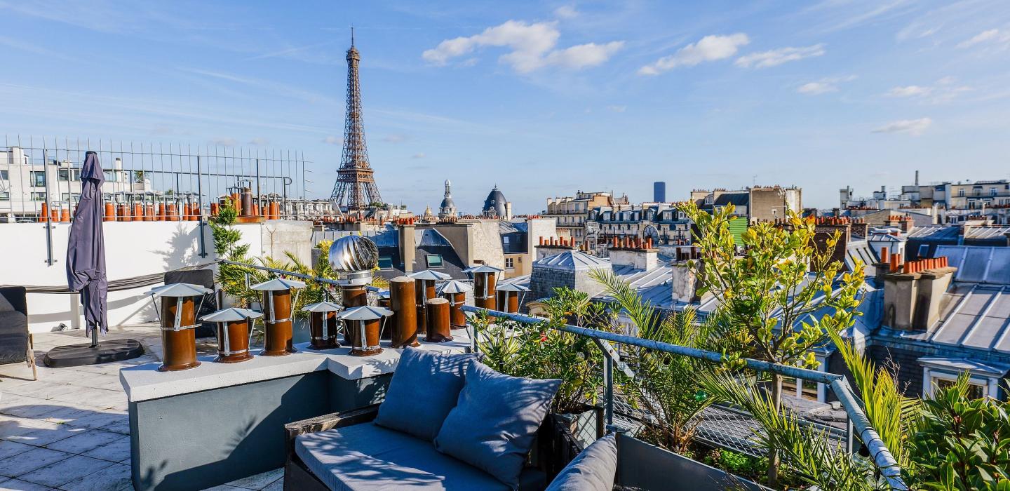 Par189 - Penthouse de 3 chambres à Muette