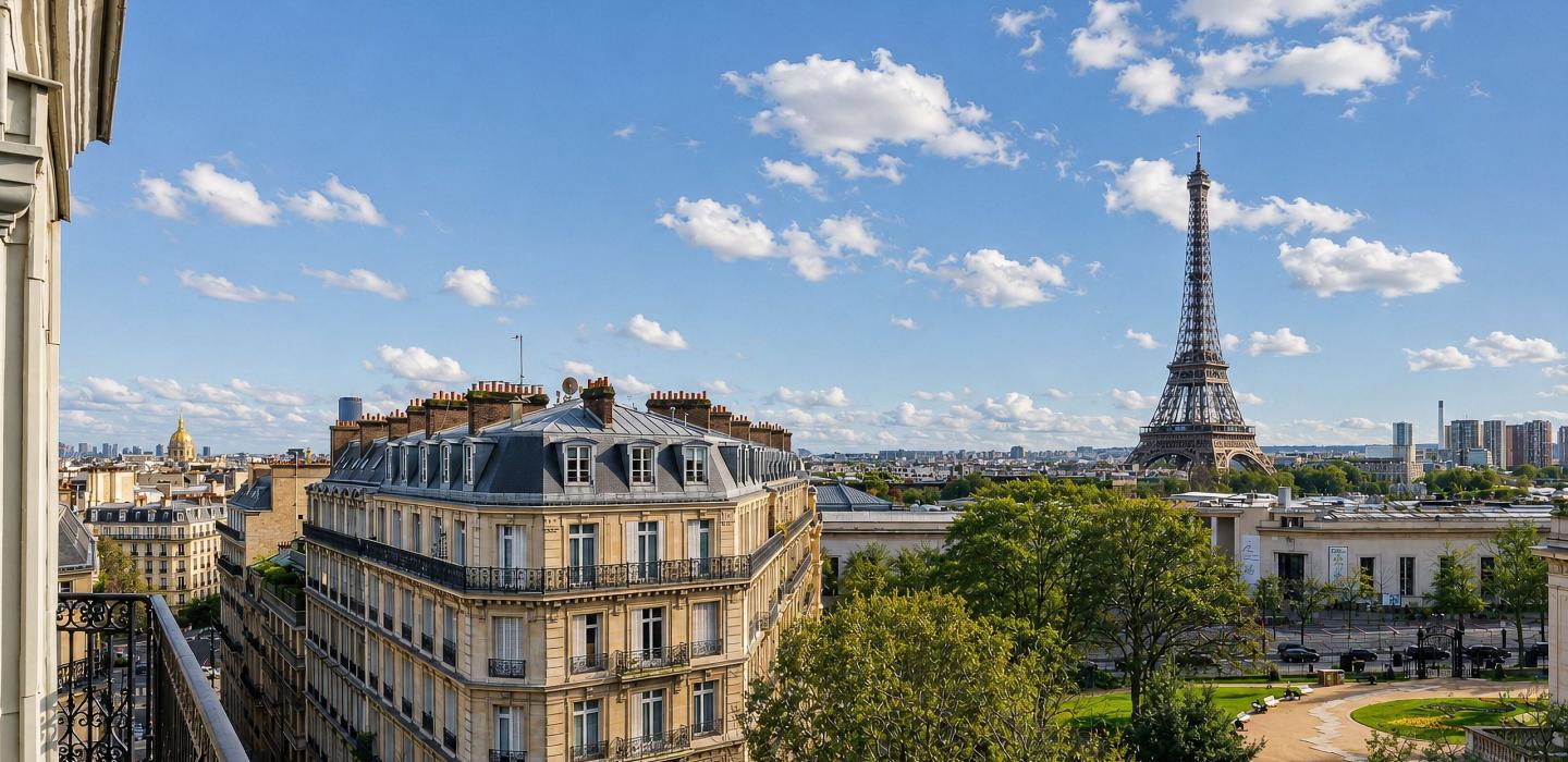 Par117 - Appartement de 3 chambres avec vue