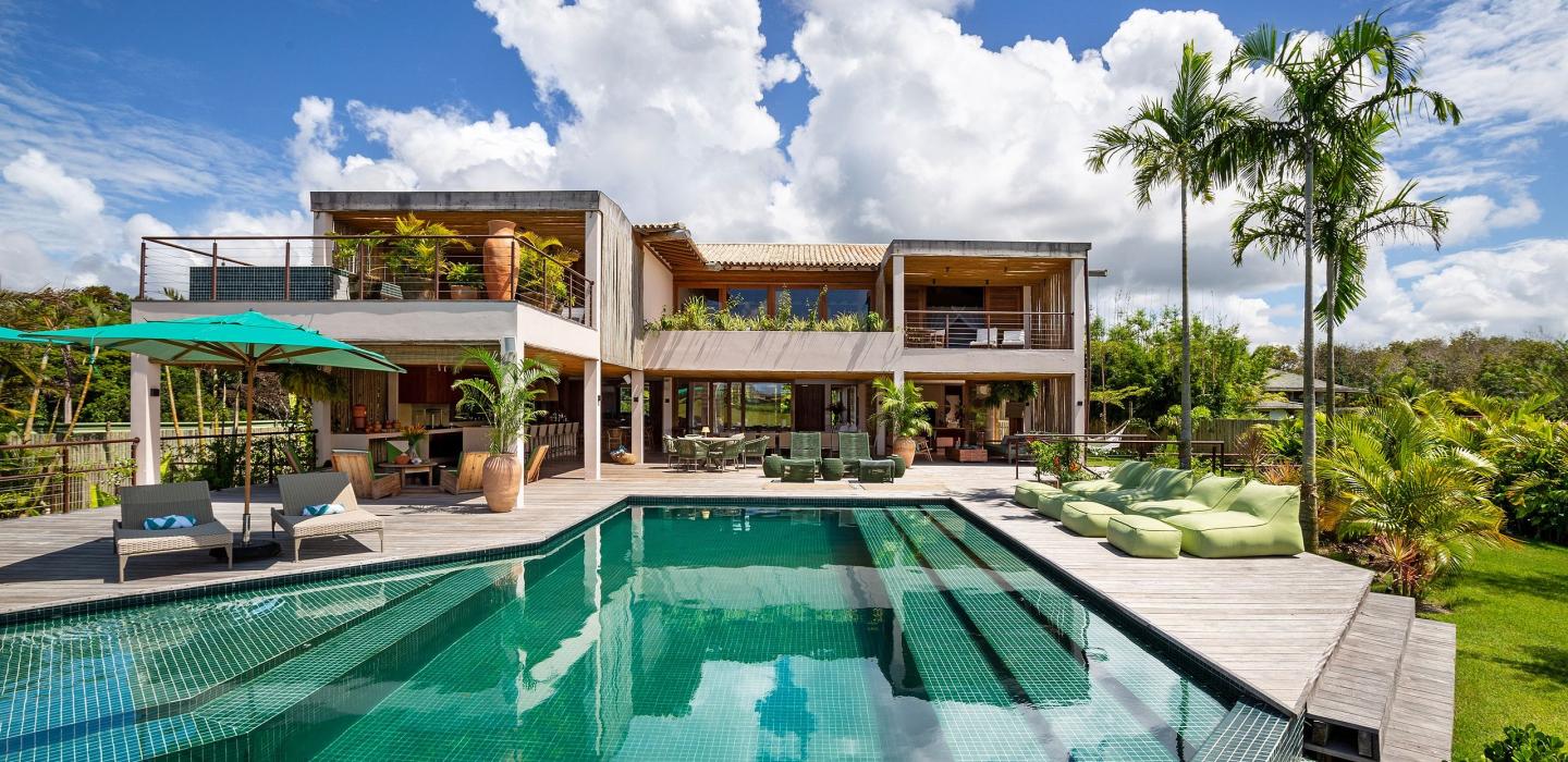 Bah092 - Casa arquitetônica de luxo em Trancoso