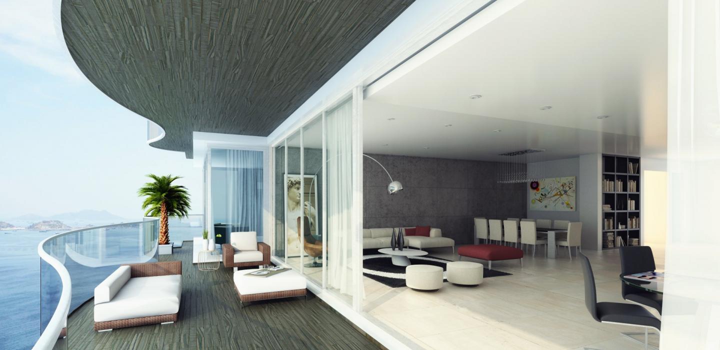 Pan033 - Apartamento de luxo com 4 quartos em prédio novo