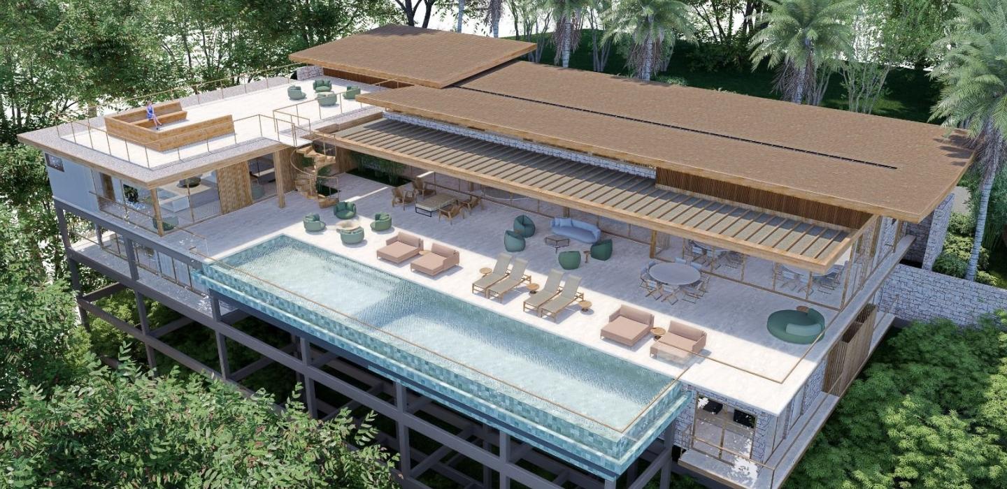 BAh255- Casa recém construída com vista mar.