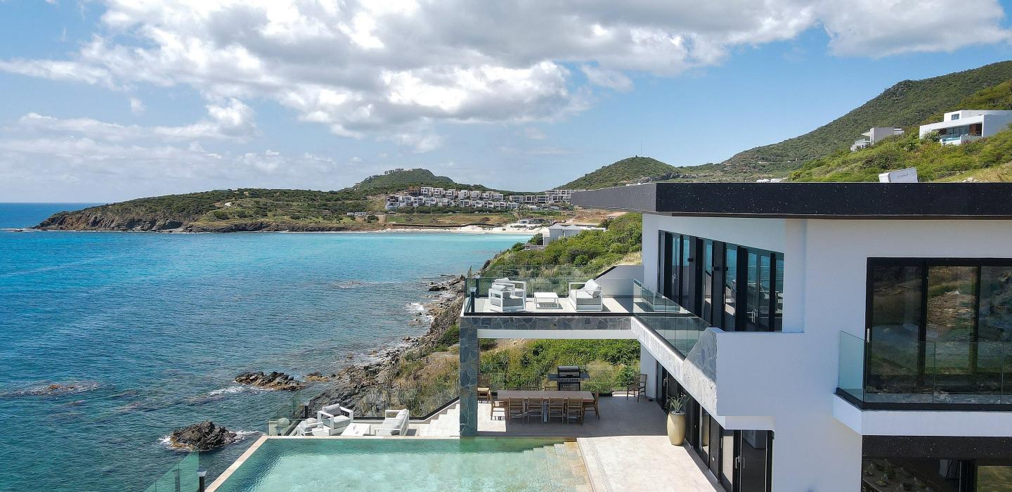Sxm013 – Casa com vista para o mar e piscina em Indigo Bay
