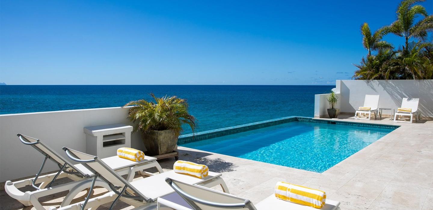 Sxm057 – Villa elegante con piscina en Cupecoy Beach