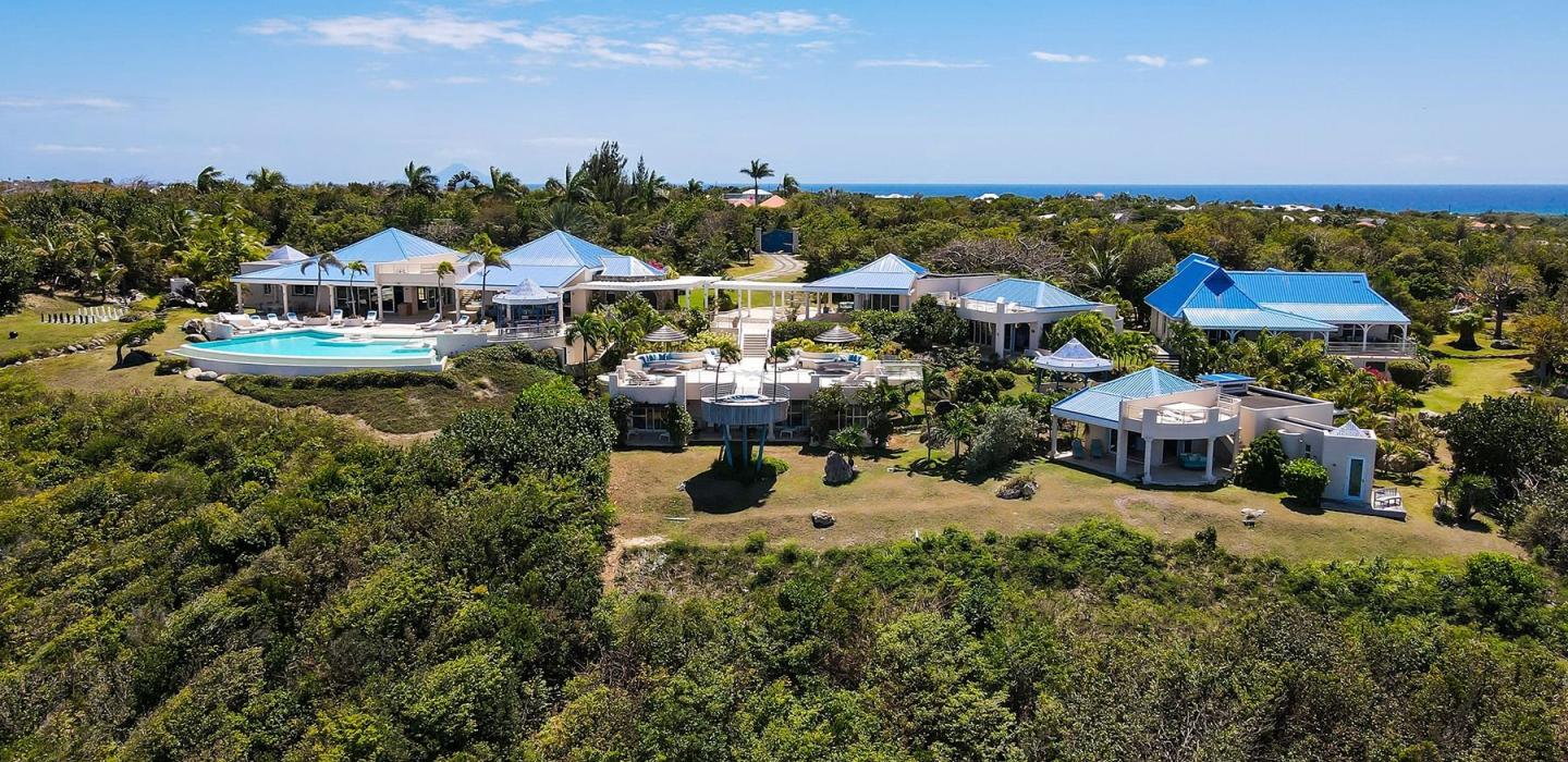 Sxm001 - Cliffside oceanview villa in Terres Basses