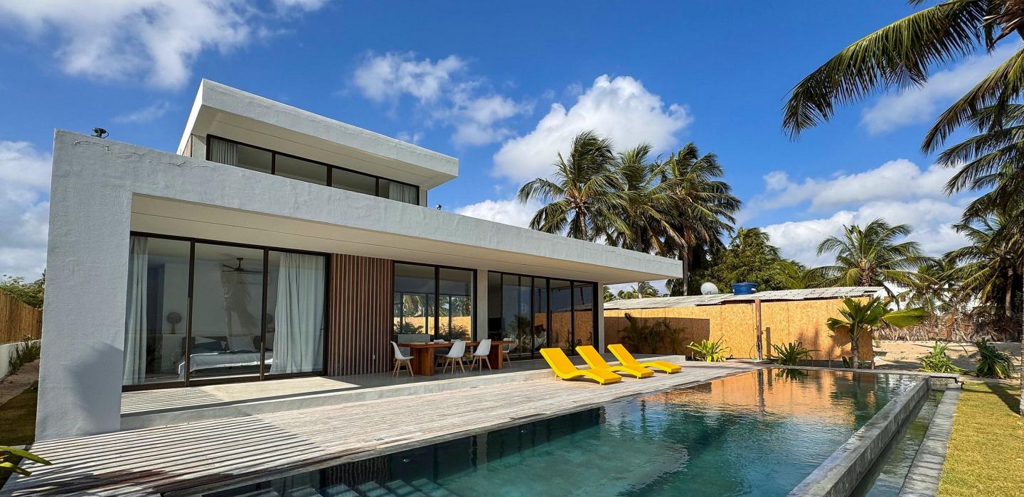 Cea075 - Casa pé na areia em Ilha de Guajiru, Ceará