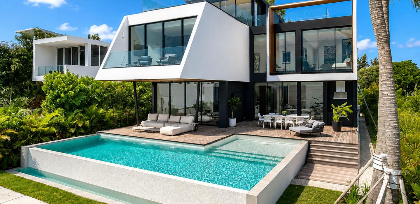 Mia017 - Modern bayfront estate in Miami Beach