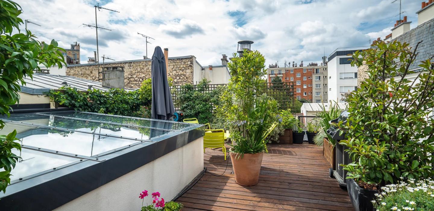 Par036 - Maison de ville avec terrasses en plein cœur du 17e arrondissement