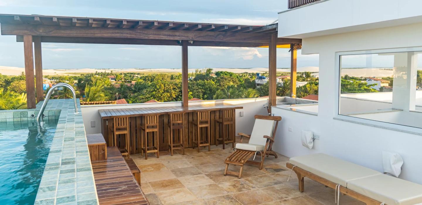 Cea081 - Duas residências independentes com rooftop e vista para o mar