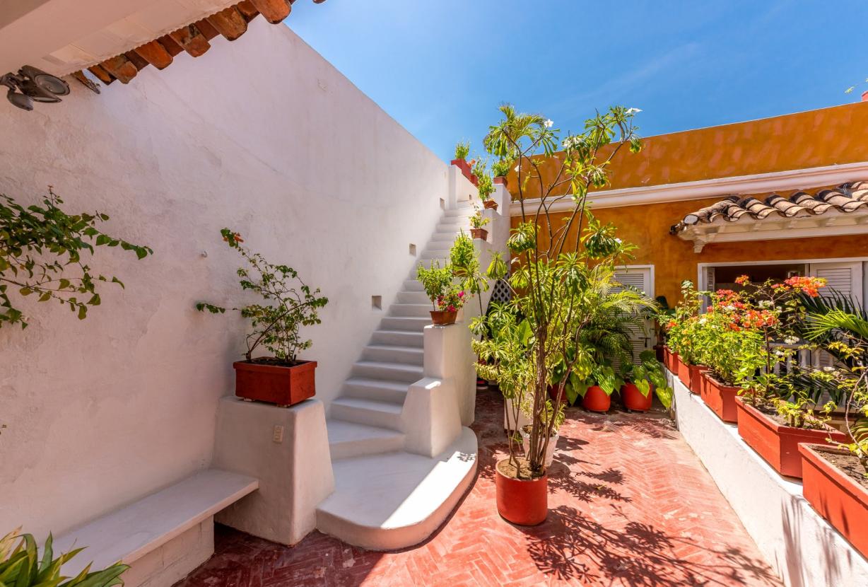 Car040 - Linda casa na centro histórico de Cartagena