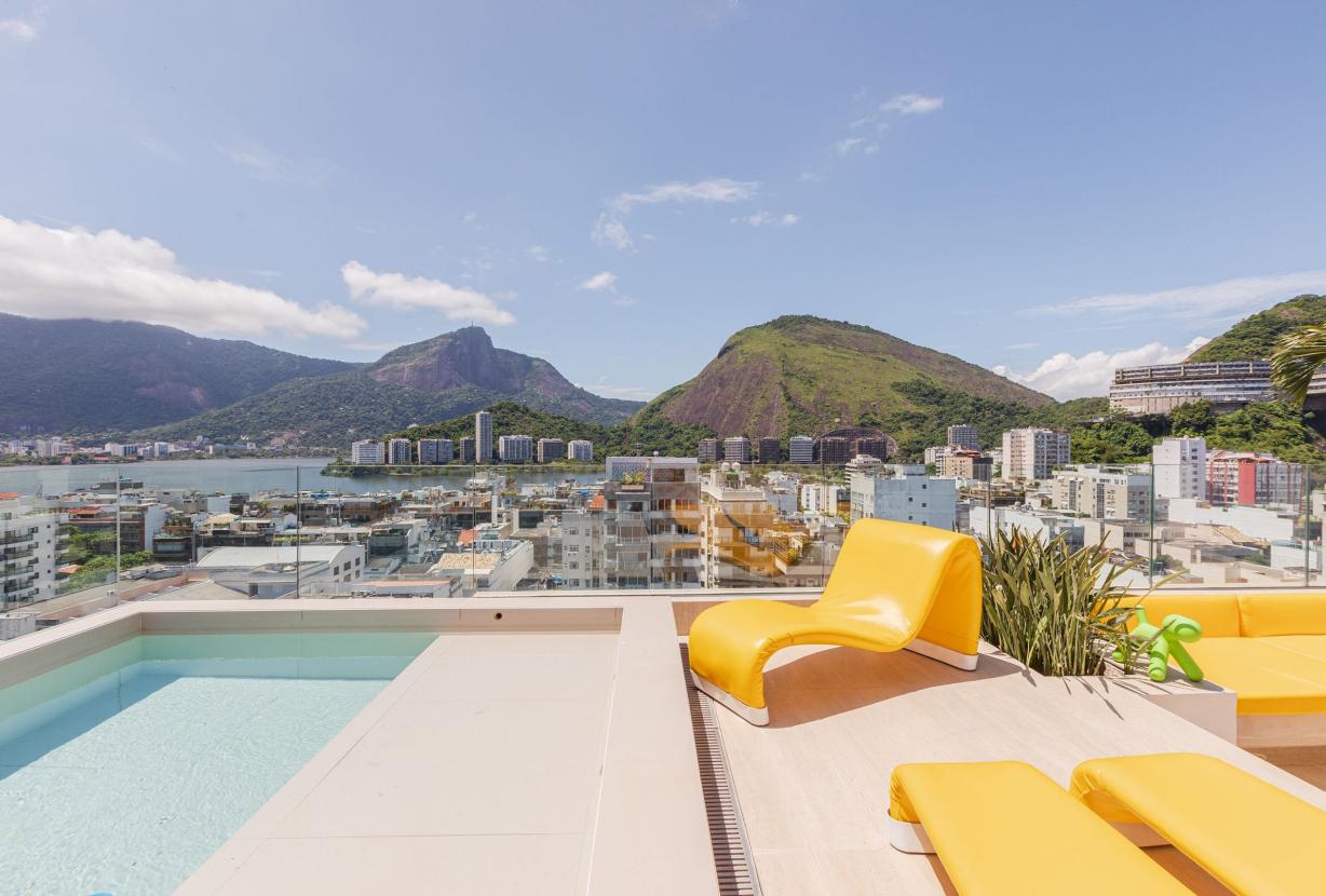 Rio022 - Superbe penthouse design avec piscine à Ipanema