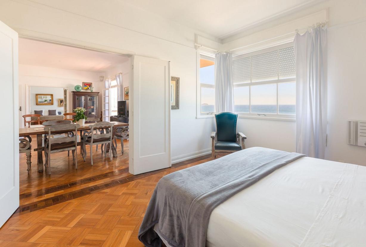 Rio122 - Bel appartement de 3 chambres avec vue sur la mer à Copacabana