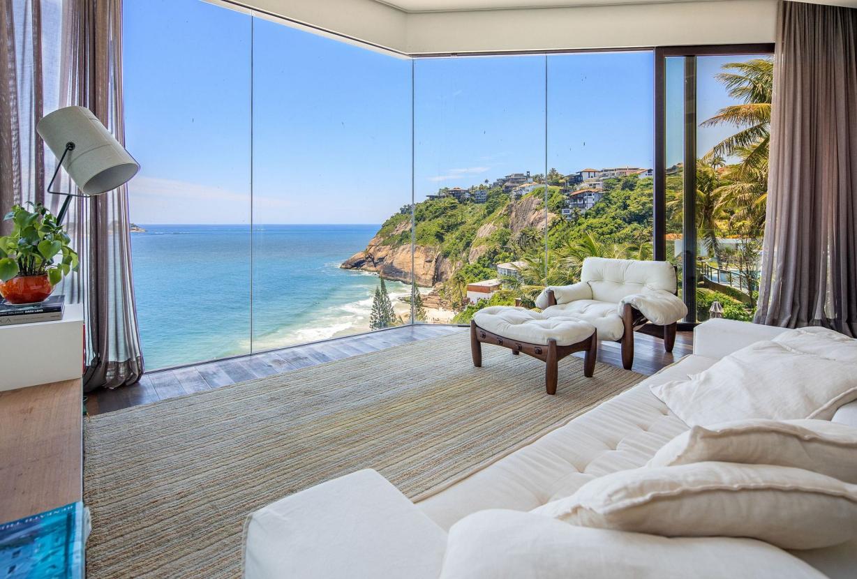 Rio017 - Preciosa mansión con fantásticas vistas al mar en Joá