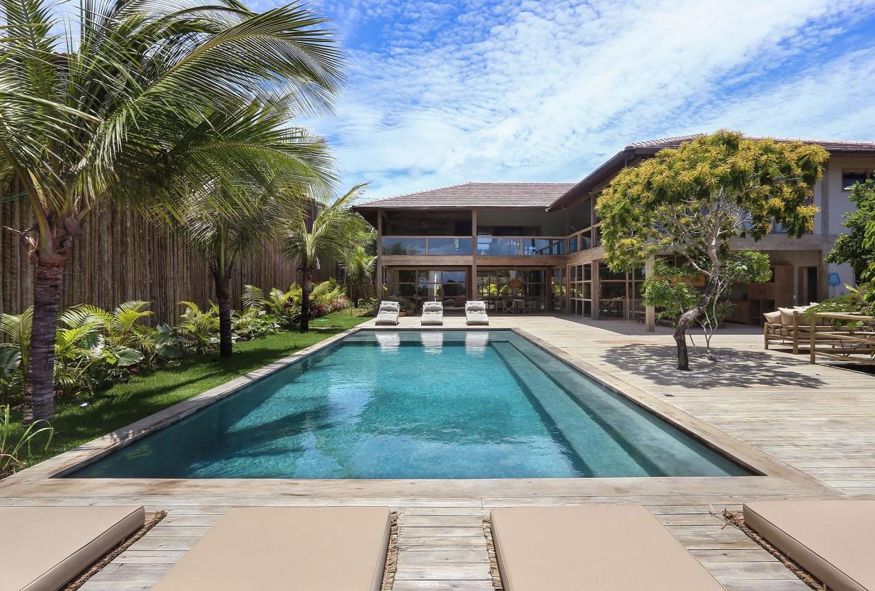 Bah082 - linda casa de 5 suites con piscina en Trancoso