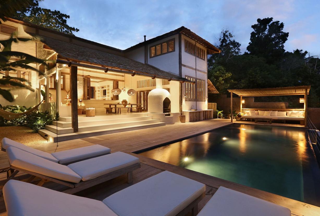 Bah070 - Hermosa villa con 6 suites en Trancoso