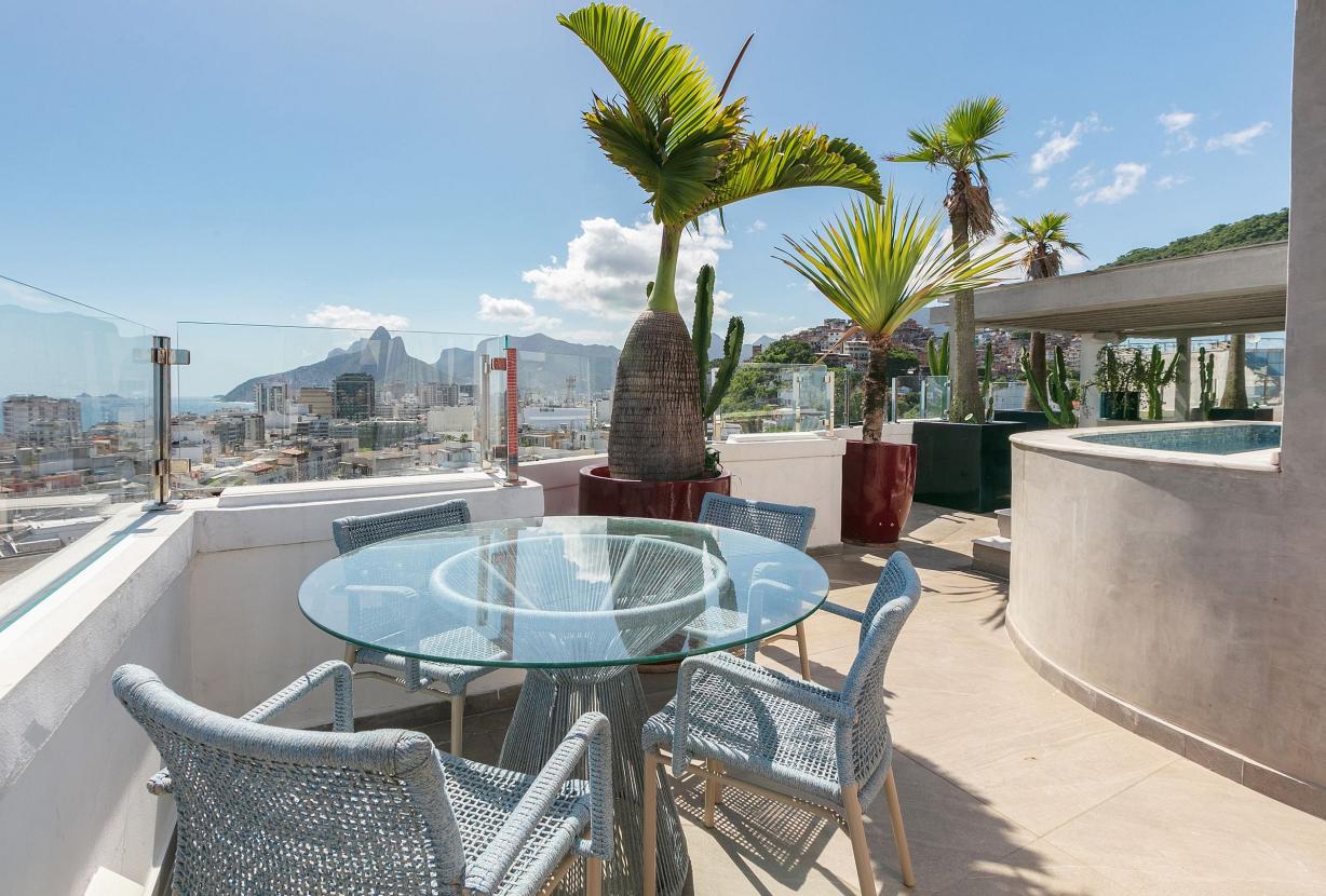 Rio072 - Penthouse con piscina y vistas en Copacabana