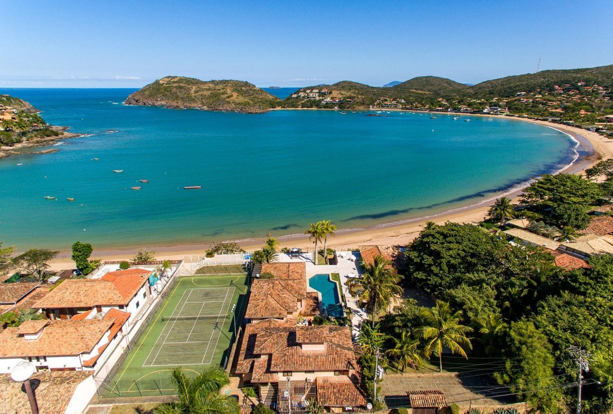 Buz039 - Casa frente al mar con piscina y cancha de tenis