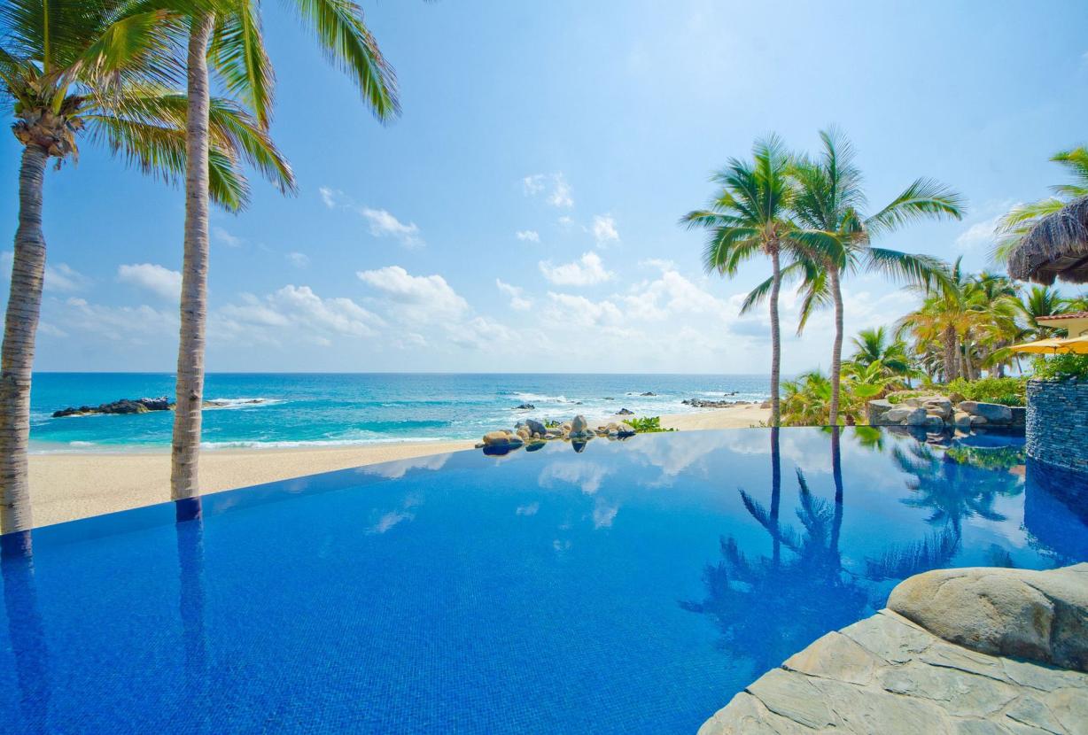 Cab011 - Villa à beira-mar com piscina infinita em Los Cabos