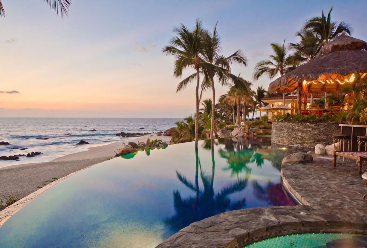 Cab011 - Villa frente al mar con piscina en Los Cabos