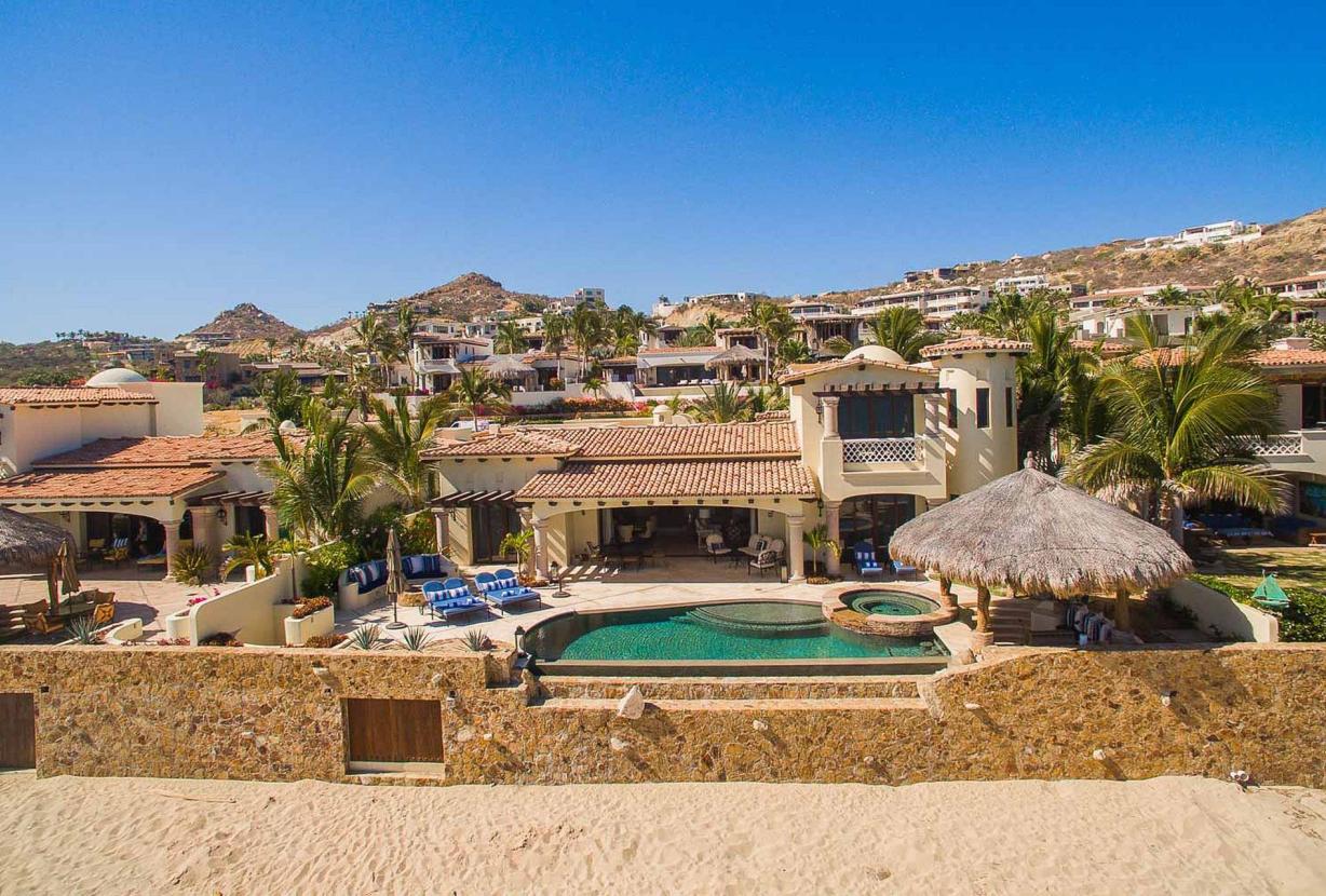 Cab024 - Lujosa villa frente al mar con piscina en Los Cabos