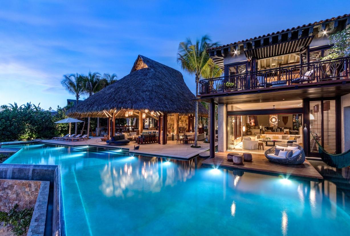 Ptm010 - Lujosa villa frente mar con piscina en Punta Mita