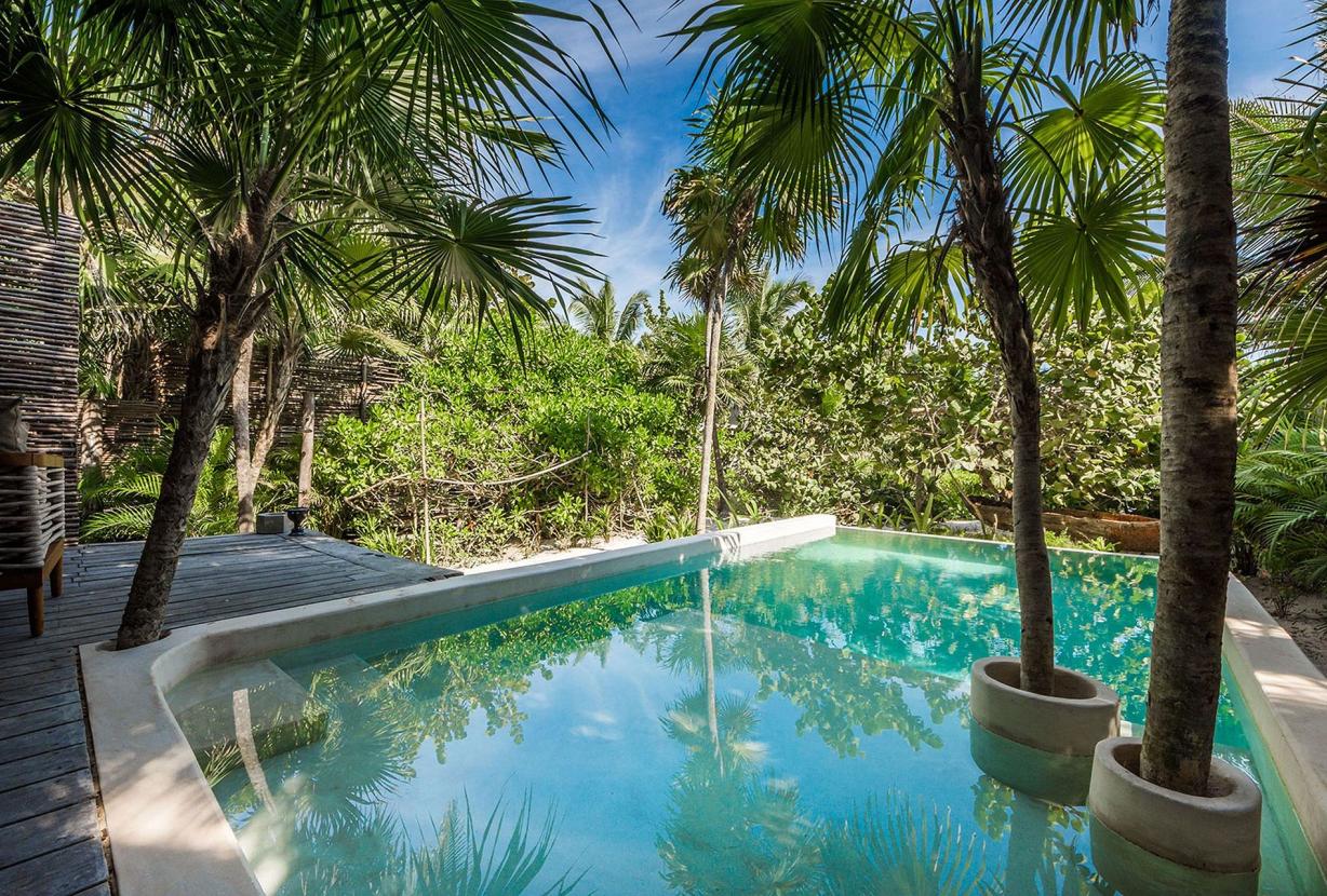 Tul024 - House on the sand with pool in Tulum