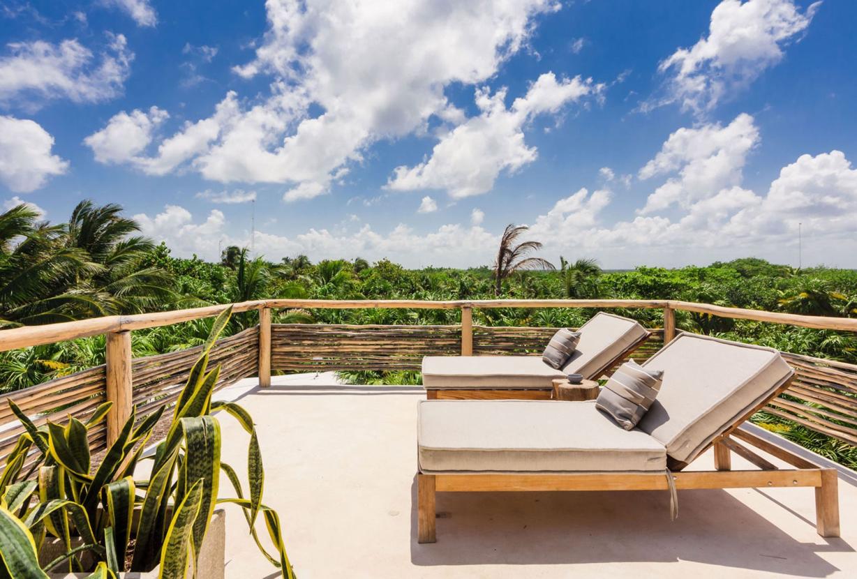Tul025 - Hermosa casa frente al mar en Tulum
