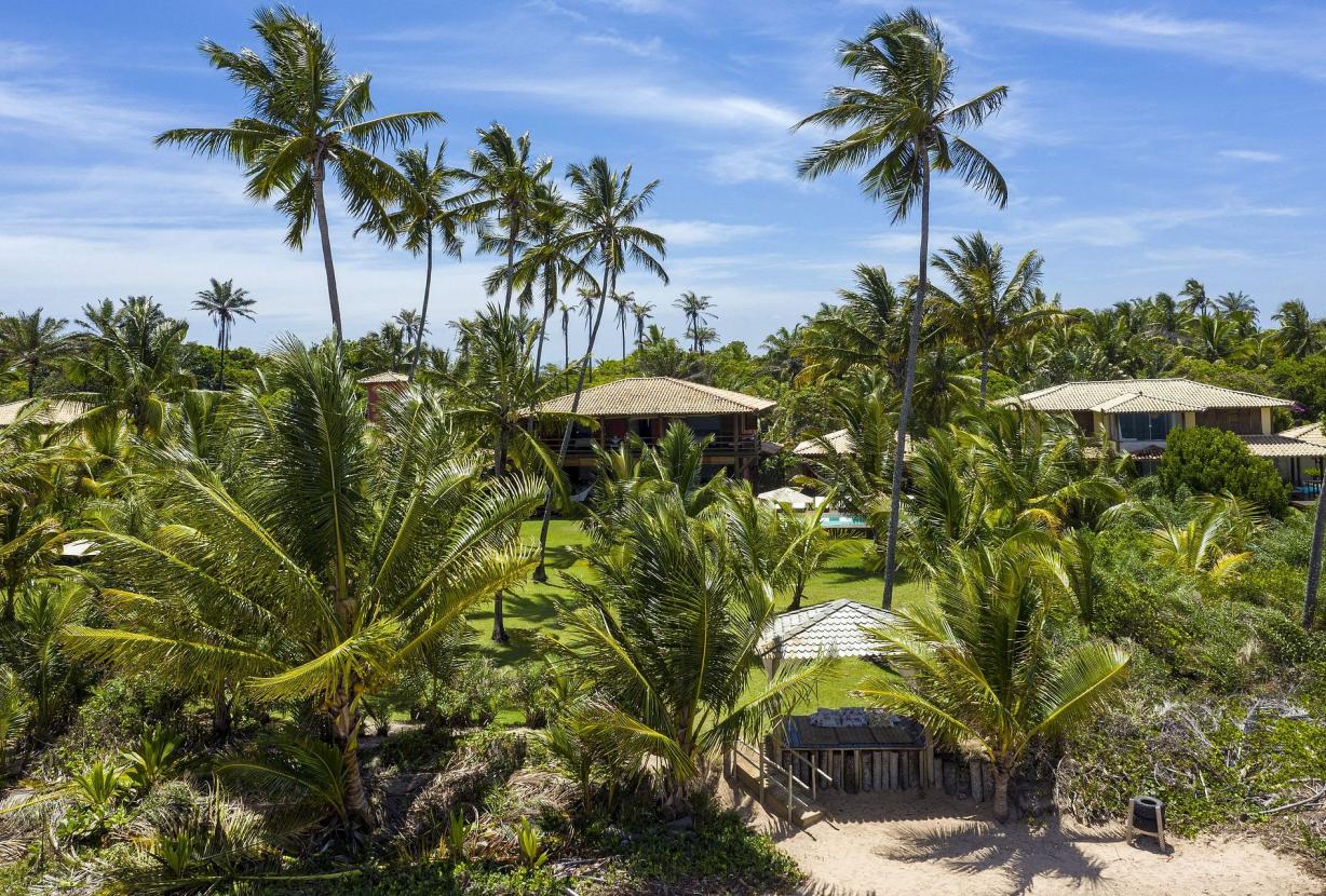 Bah302 - Casa luxo pé na areia em Barra Grande