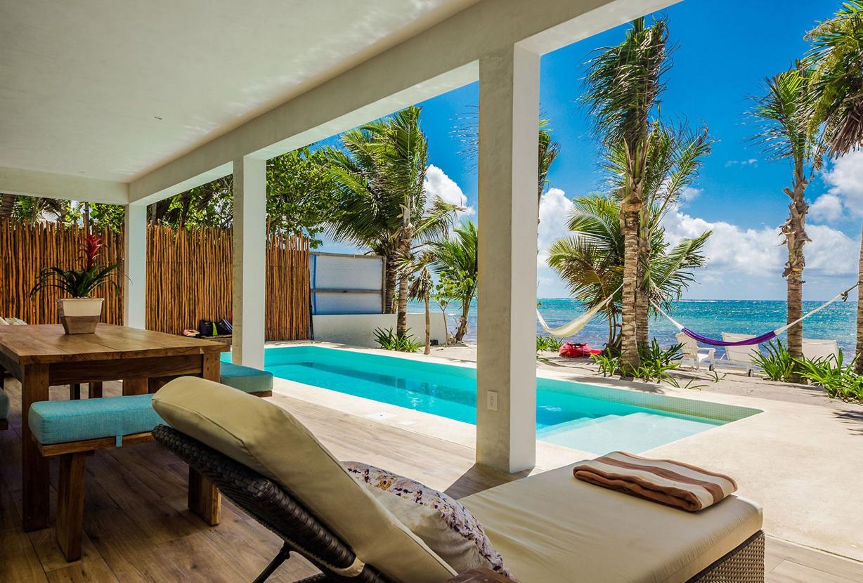 Tul023 - Fantastique villa au bord de l'mer à Tulum