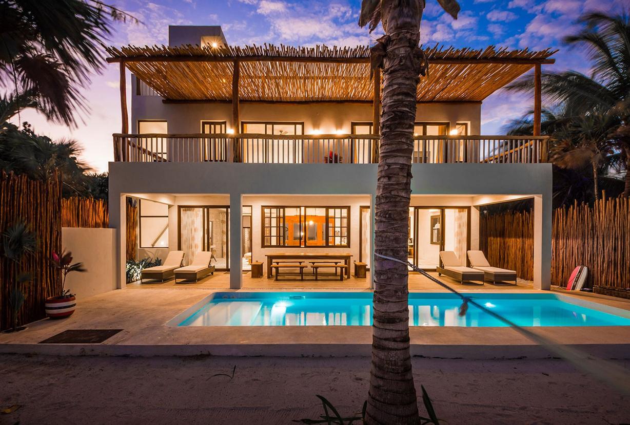 Tul023 - Fantastique villa au bord de l'mer à Tulum
