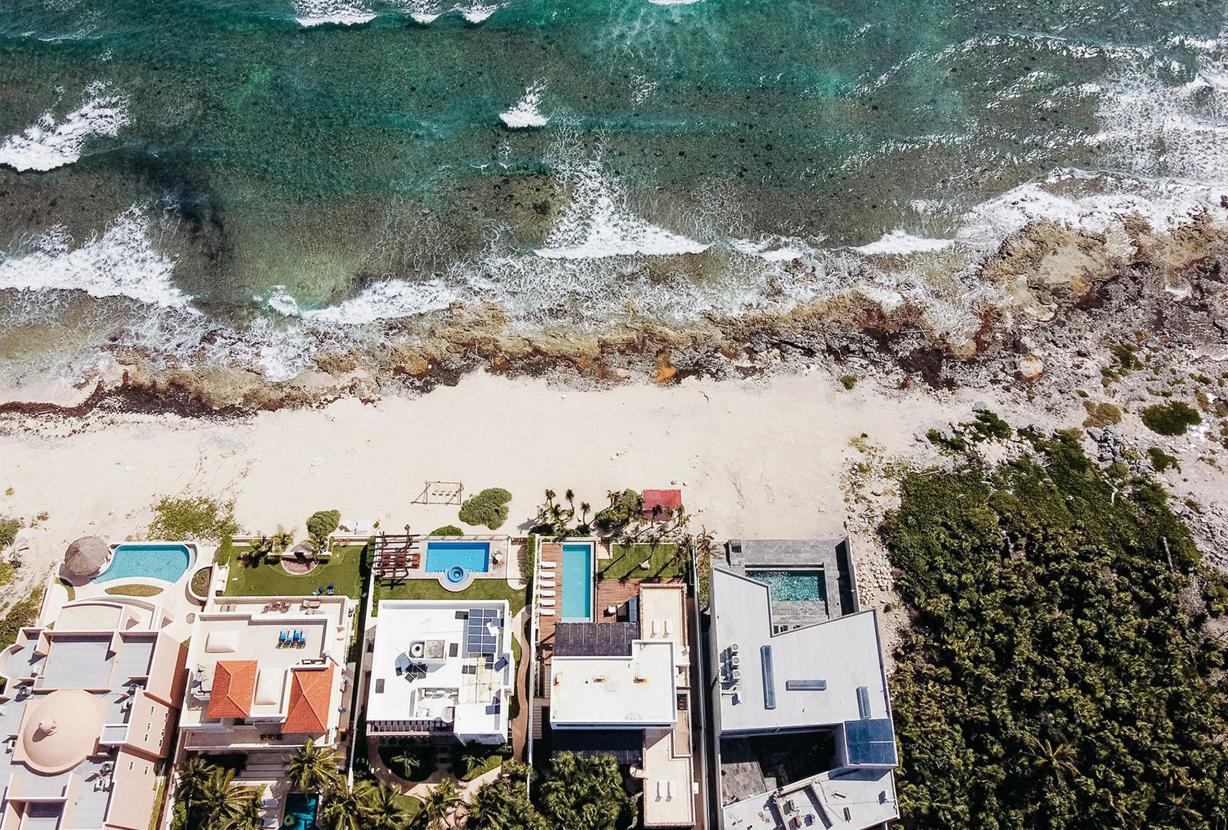 Tul032 - Incroyable villa sur la plage à Tulum