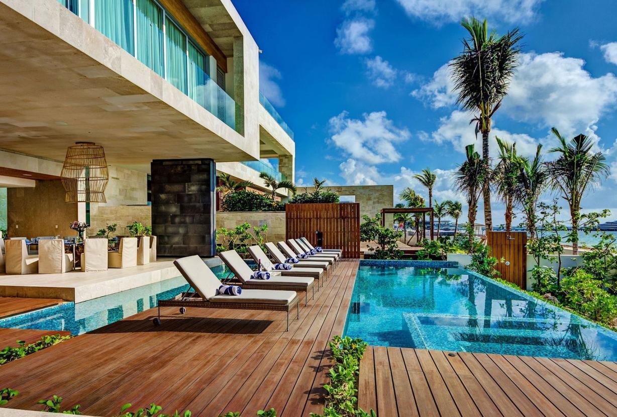 Pcr004 - Incrível villa frente mar em Playa del Carmen