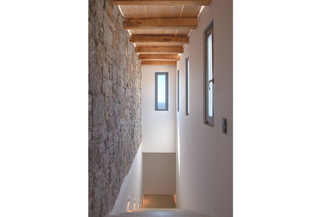 Cyc045 - Villa sobre a baía de Kalafatis, Mykonos