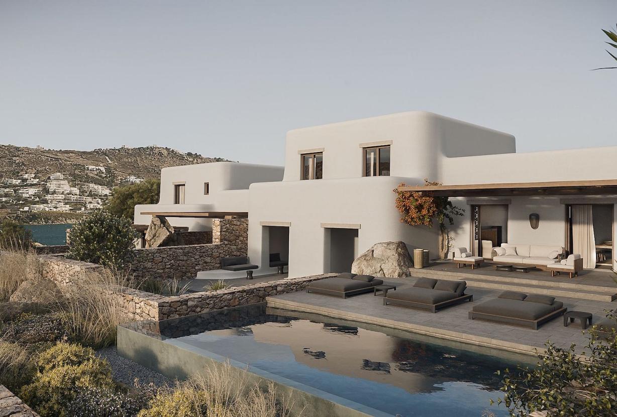 Cyc082 - Modern Villa in Mykonos