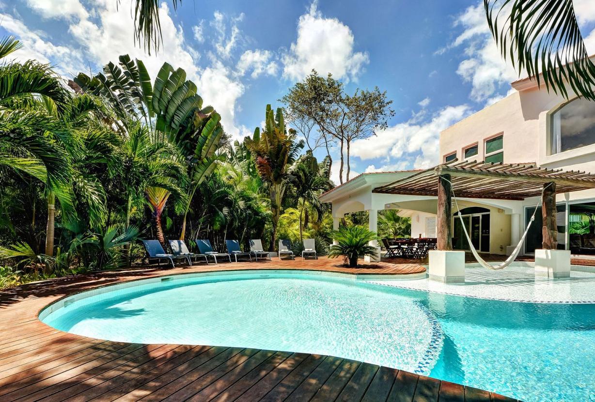 Pcr010 - Magnífica casa tropical con piscina en Playa del Carmen