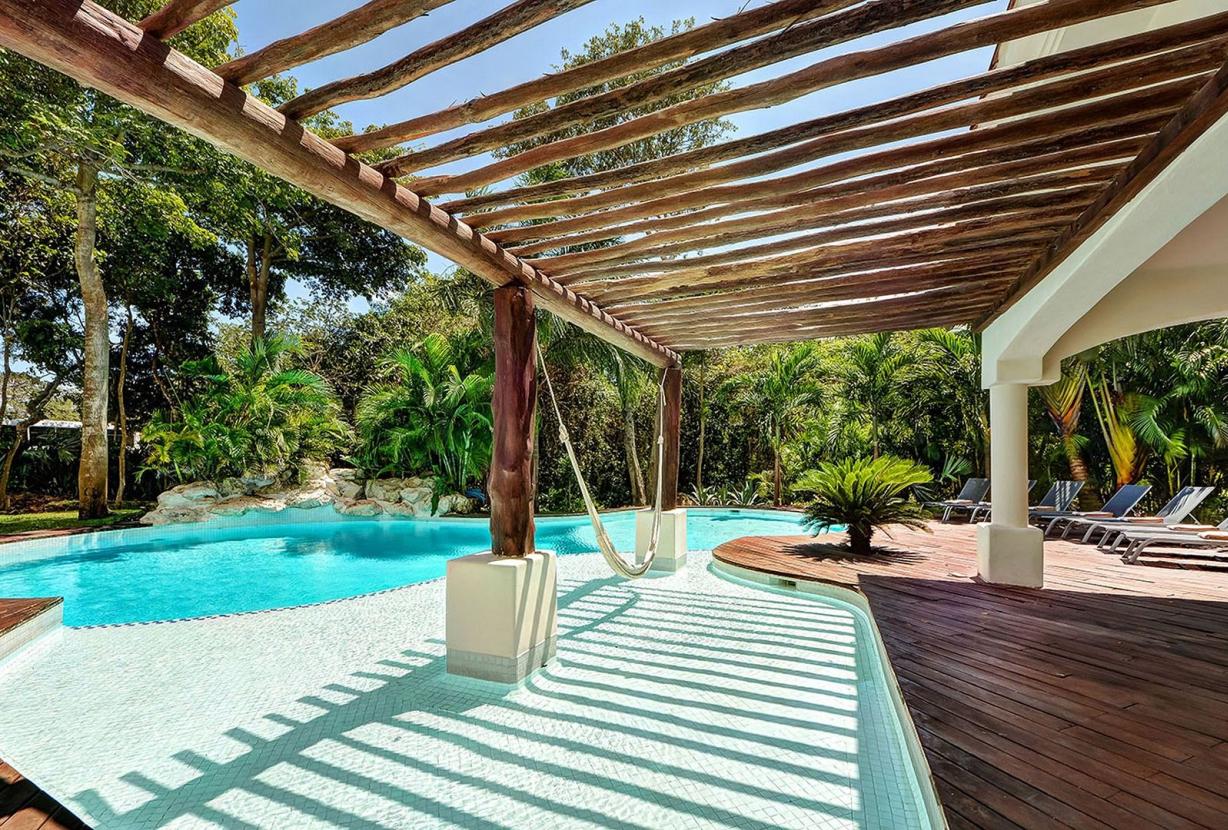 Pcr010 - Magnífica casa tropical com piscina em Playa del Carmen