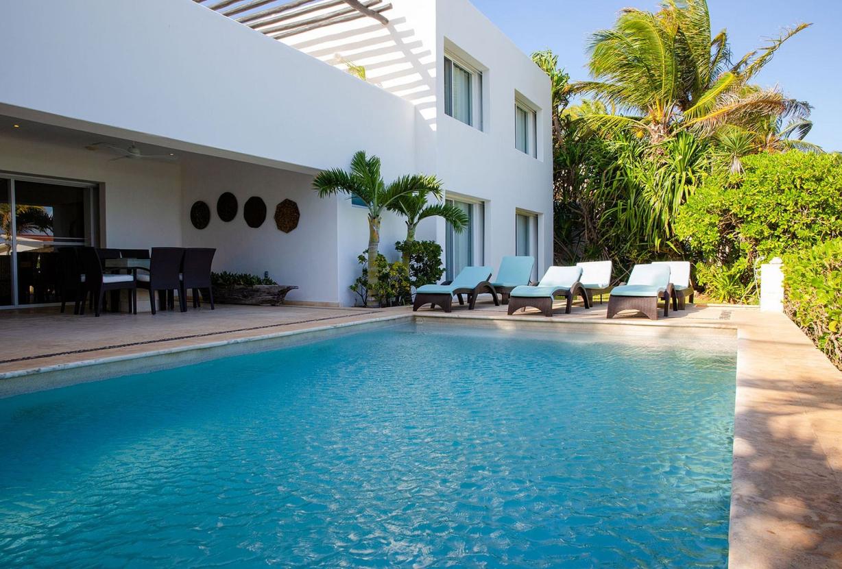Pcr011 - Extraordinária casa de luxo em frente ao mar em Playa del Carmen