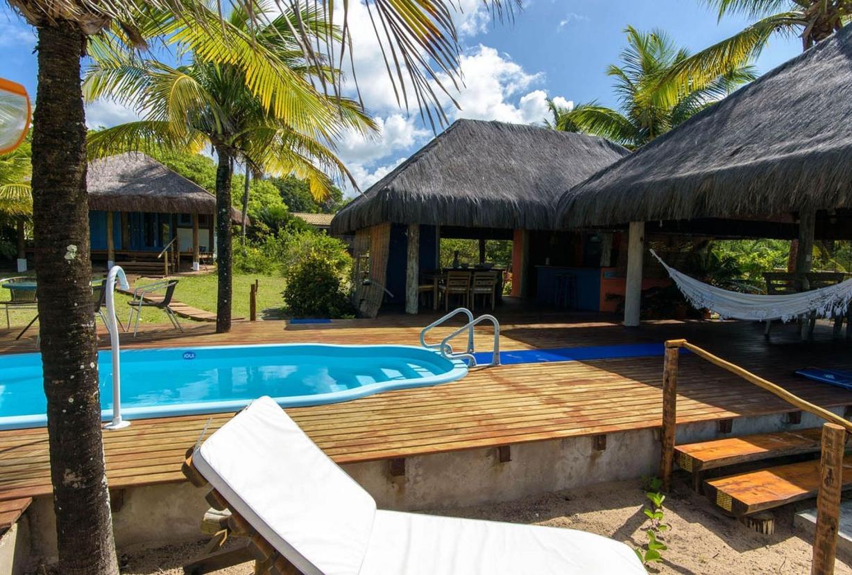 Bah305 - Sea front villa with 4 suites in Maraú