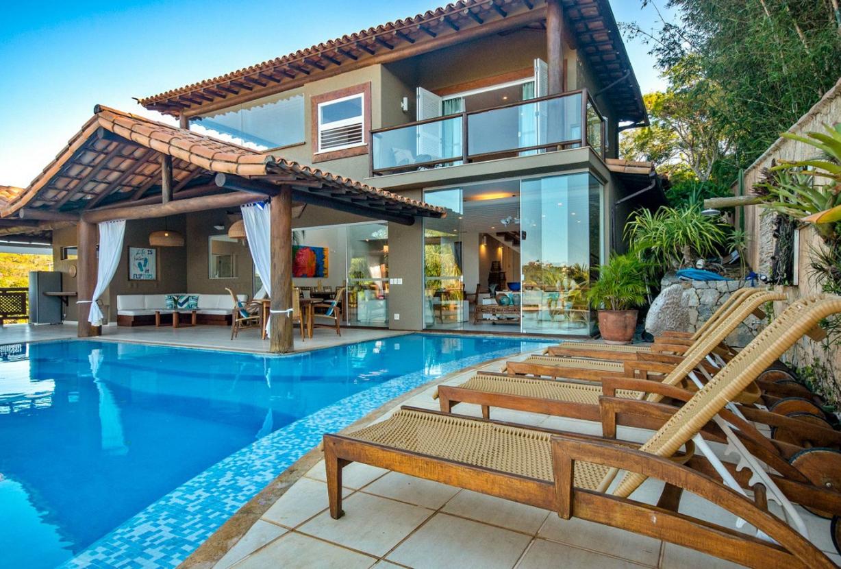 Buz030 - Hermosa casa con piscina en Village da Ferradura