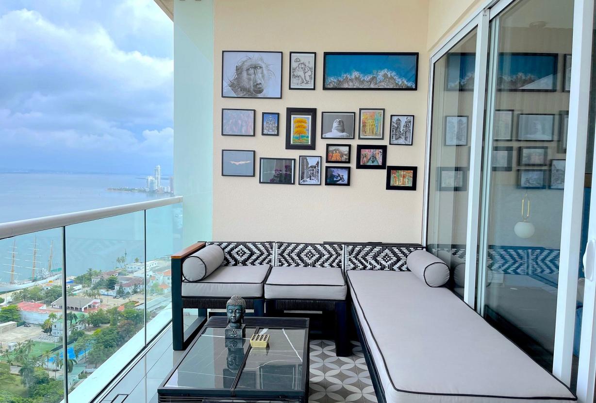 Car115 - Luxury apartment with view in Bocagrande, Cartagena