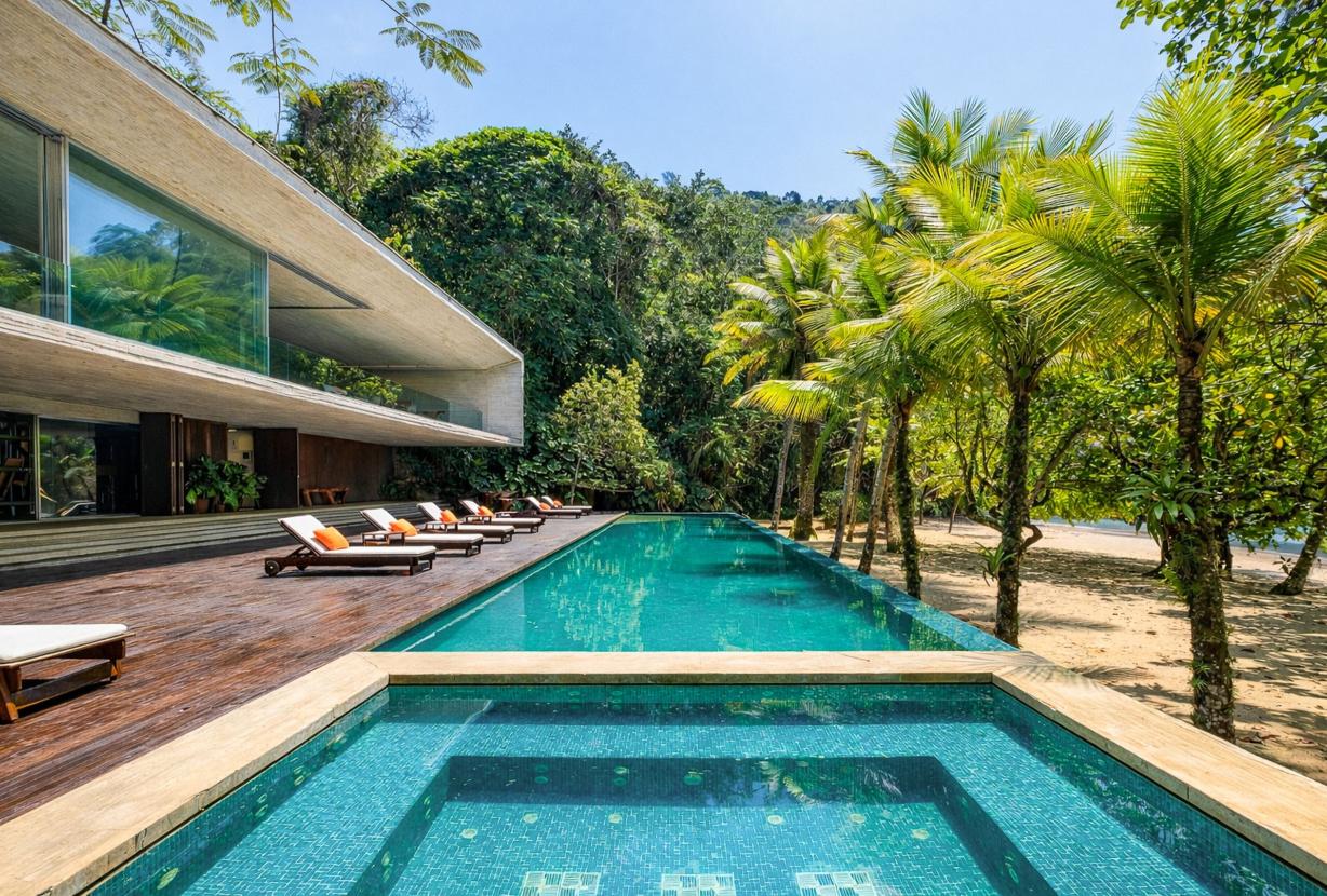 Pty008 - Villa de prestige à louer à Paraty