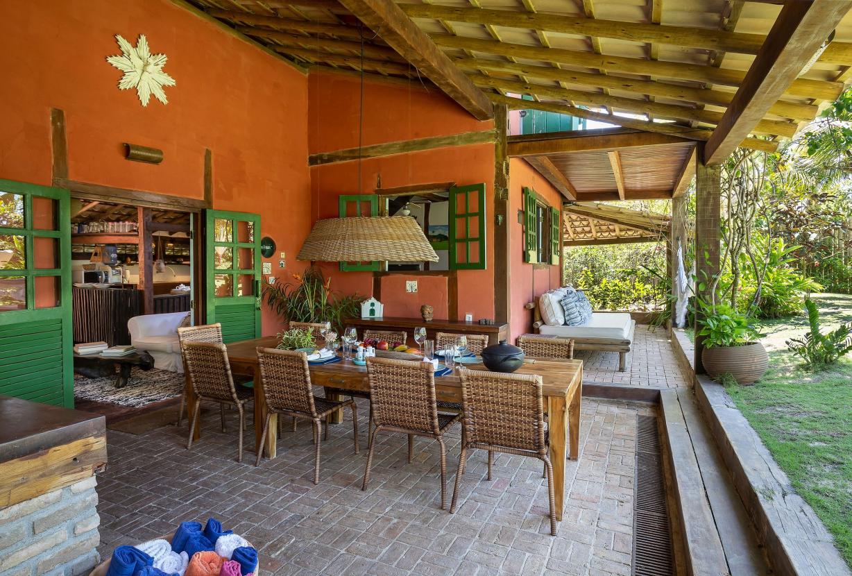 Bah068 - Front sea house with pool in Trancoso