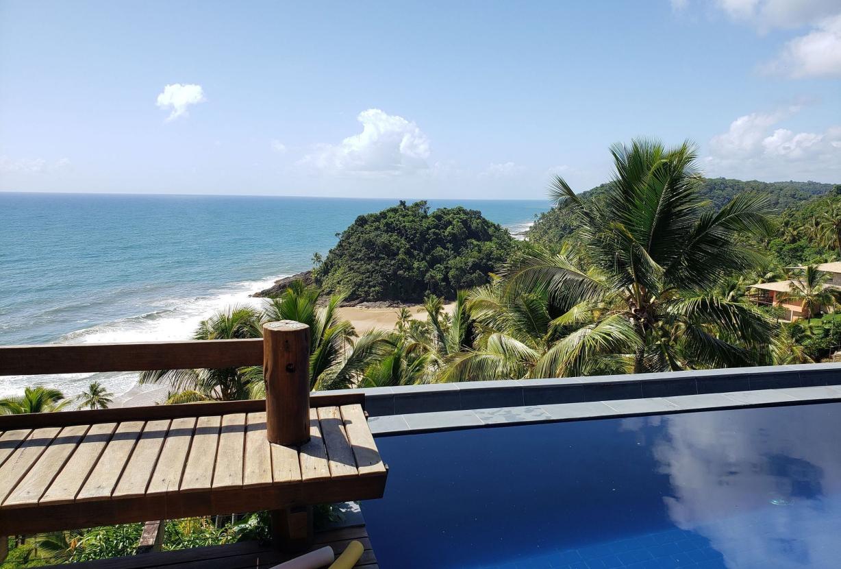 Bah163 - Espetacular villa com vista do mar em Itacaré