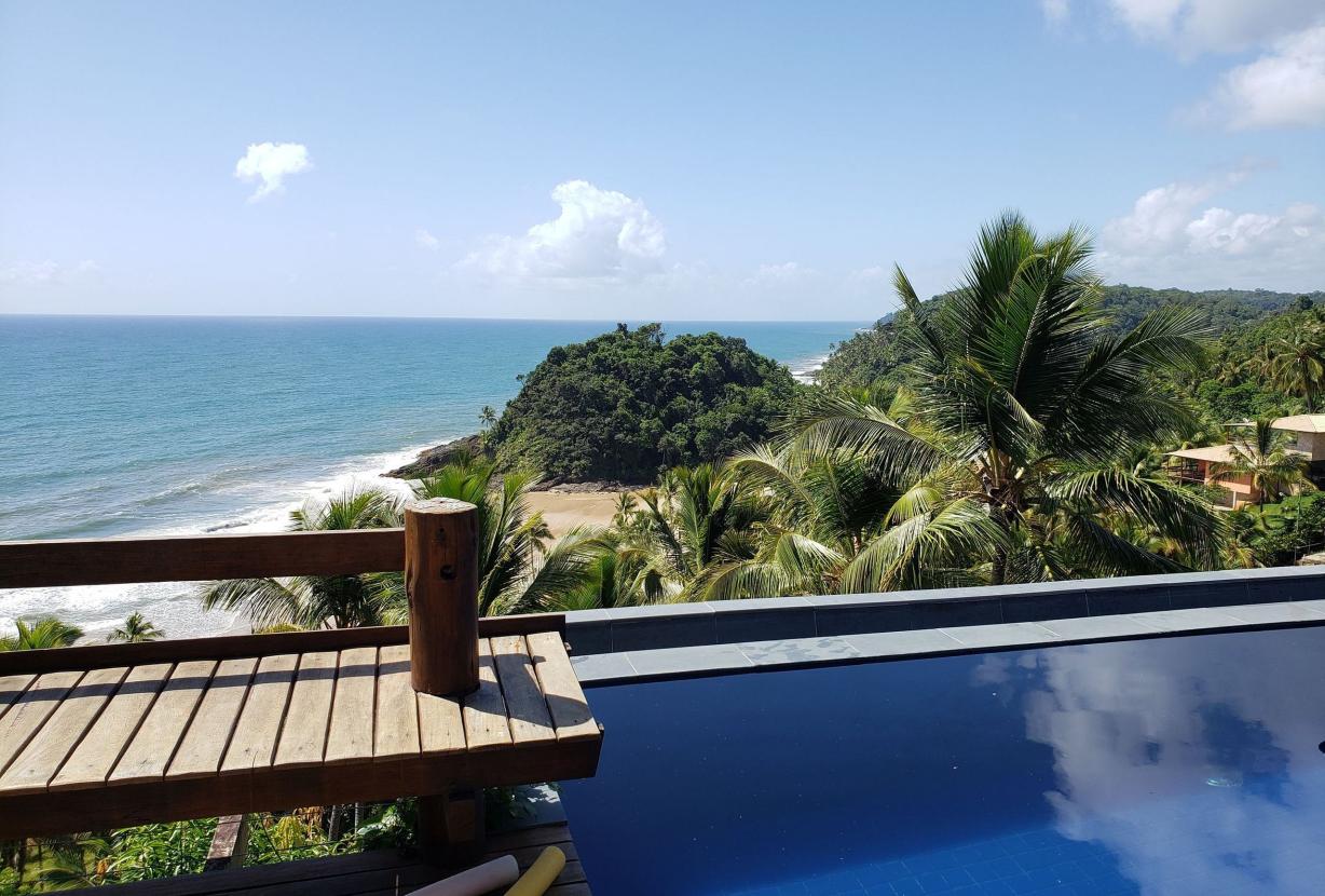 Bah163 - Espectacular villa con vista al mar en Itacaré