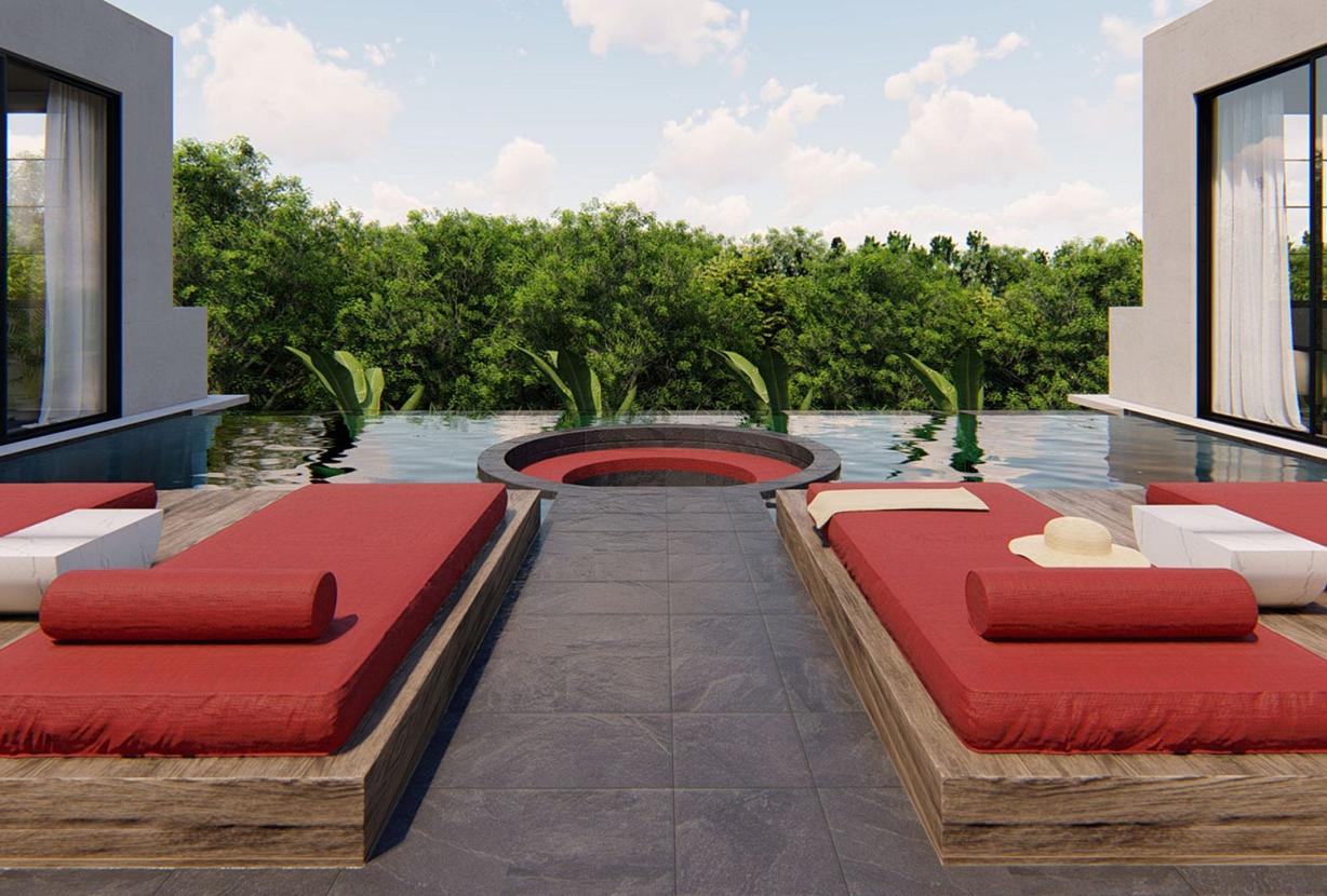Tul042 - Superbe villa à Tulum avec piscine et home cinéma