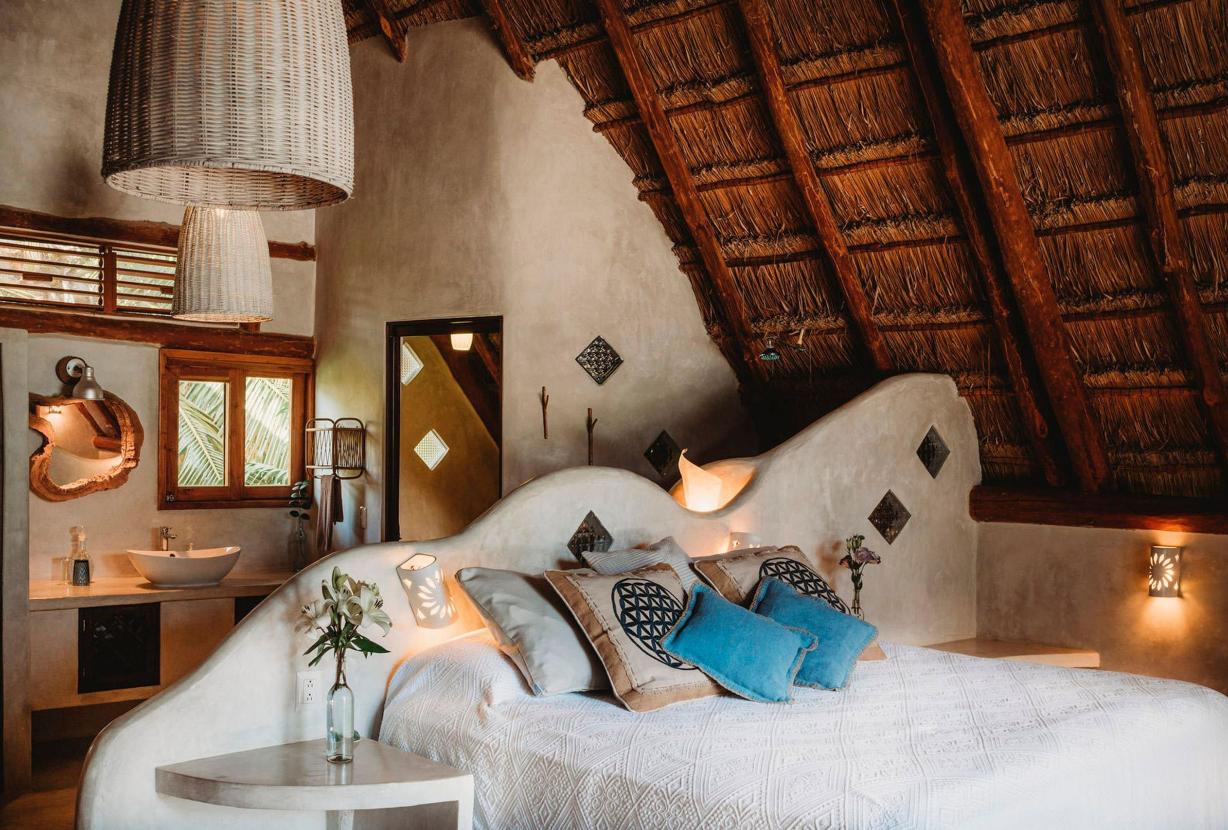Tul044 - Linda villa pé na areia em Tulum, Mexico