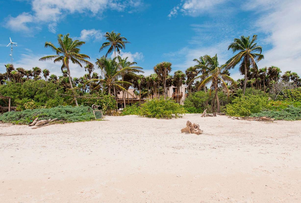 Tul046 - Preciosa villa frente al mar en Tulum, México