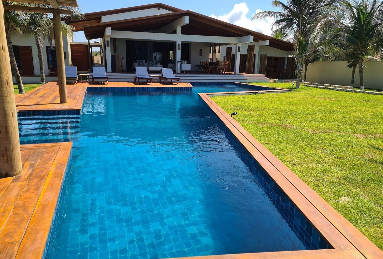 Cea031 - Hermosa casa de pie sobre la arena en Pontal de Maceió